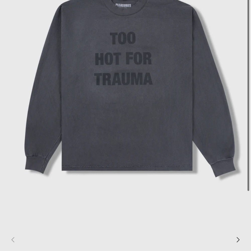 Pleasures Gray Long Sleeve Tee